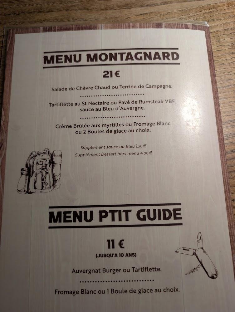 La Table du Trappeur - Menu Image 1